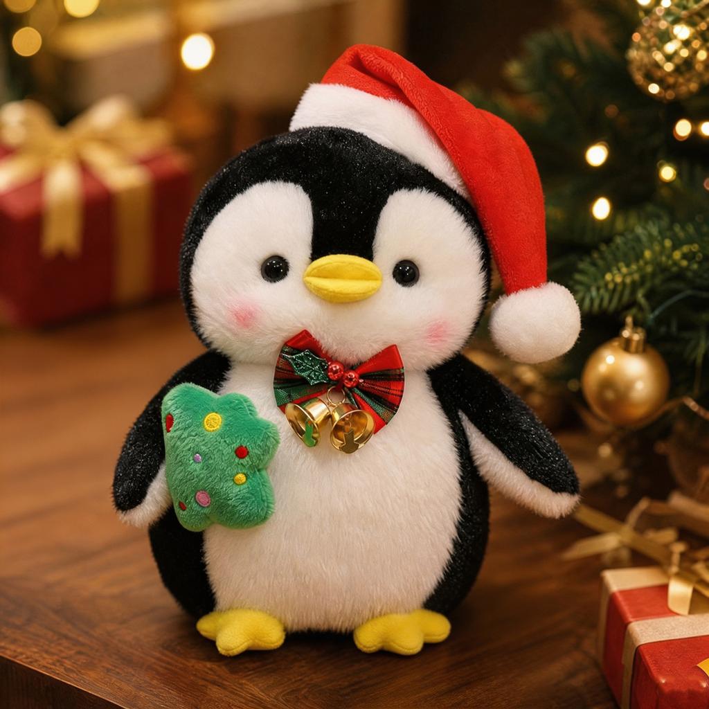 Christmas Penguin Plush Toy Stuffed Animal for