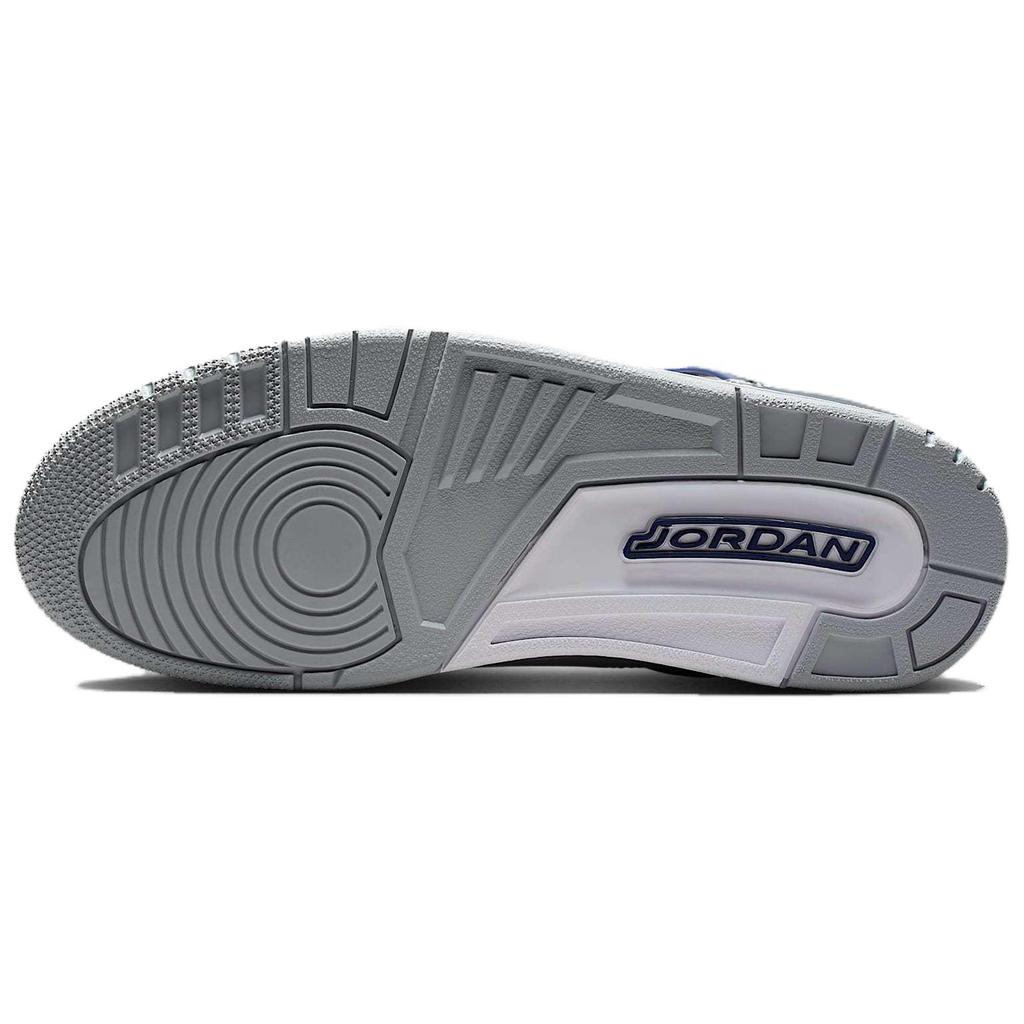 Air Jordan Spizike Low Bianco Blu Notte Scarpe da Ginnastica da Uomo Grigio Neutro Antracite FQ1759-140