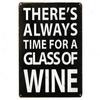 Retro Wine Metal Sign Plaque Vintage Whiskey Painting Perfect for Bar Restaurant Club Man Cave Wall Decor