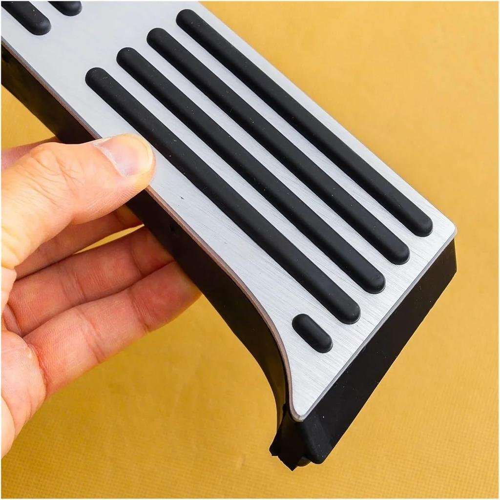 2022-2025 Compatible with Toyota RAV4 Venza Lexus NX250 NX350 NX450h+ Black Silver Foot Rest Footrest Brake Gas Pedal Pad Cover Accessories(Silver)