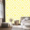 Casual Checkerboard Cream Wallpaper for Living Room and Bedroom 50x1000