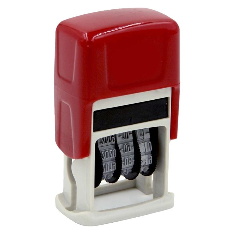 Multifunction English Date Stamp Adjustable Rubber Stamp Line Dater Number Roller Stamp Office Stamp Scrapbooking Stamp