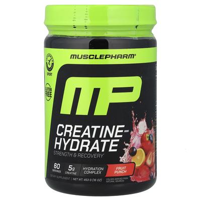 Creatine-Hydrate, Fruit Punch, 453g (16oz)