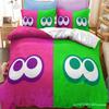 Popular Splatoon 2 Game Printed Bedding Set 3d Cartoon Duvet Cover Set Pillow Case Twin Full Queen King Size Bed Linen Bed Sets