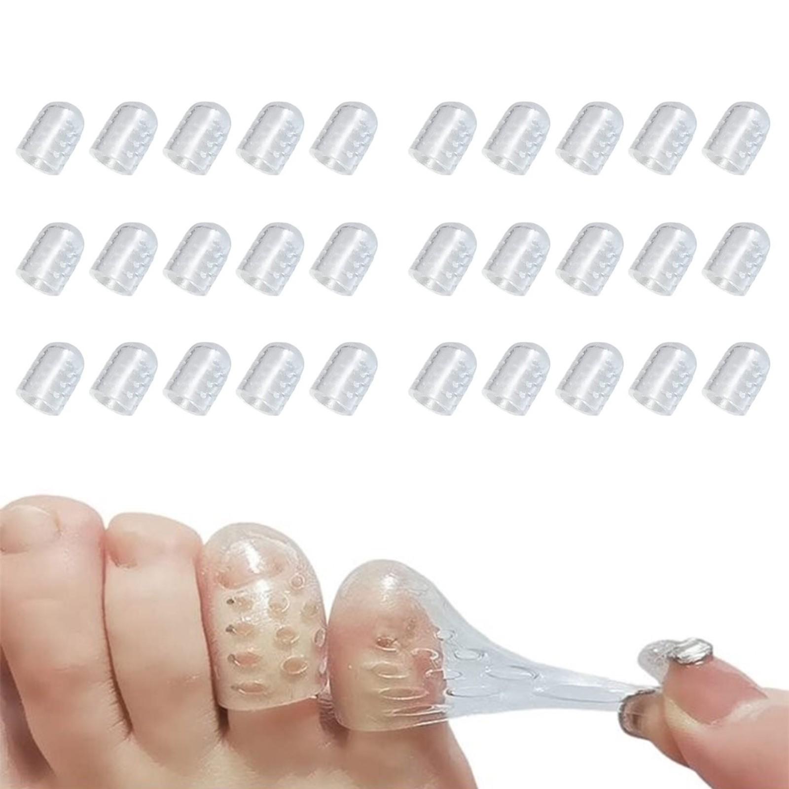 

Toe Protector Breathable Silicone Toe Separation Foot Wear Shoes Anti-wear And Sweat Transparent Waterproof One Size