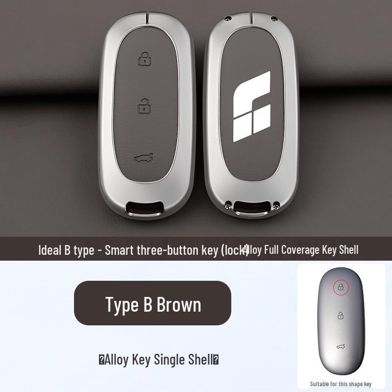 Ideal L9 Key Case: Premium Metal Protective Shell for L8/L7MAX Cars