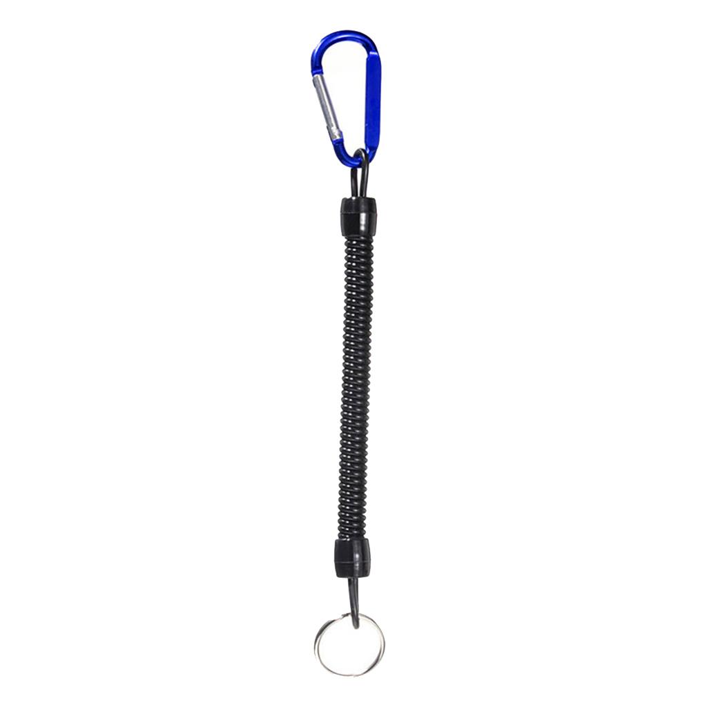 Retractable Fishing Lanyards Ropes Boating Kayak Lip Grips Tackle Safety Ropes Fishing Accessory 120cm