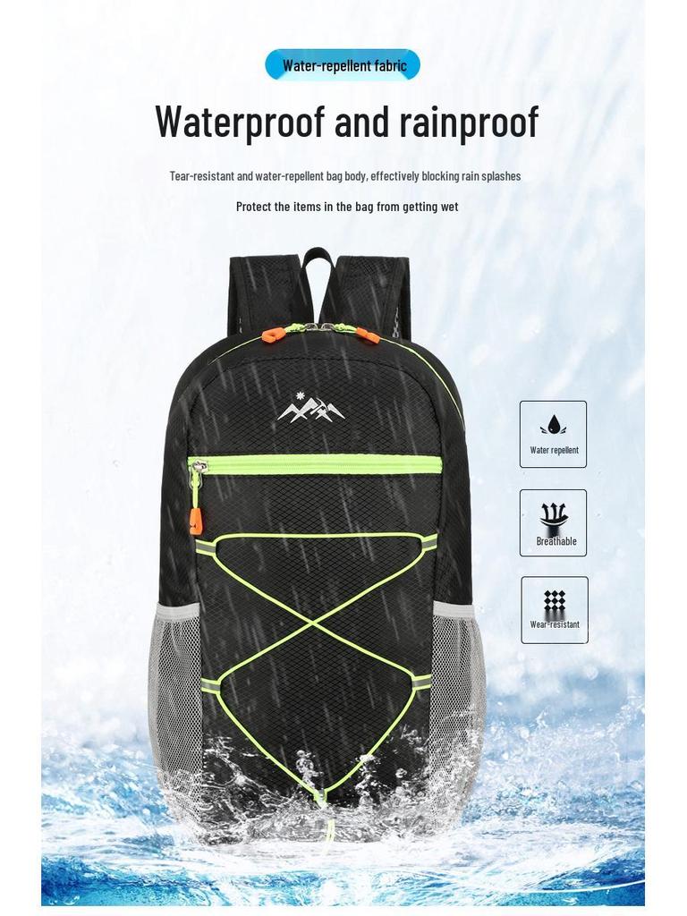 Leichter Faltbarer Wander- und Bergsteigerrucksack – Multifunktional mit Großem Fassungsvermögen