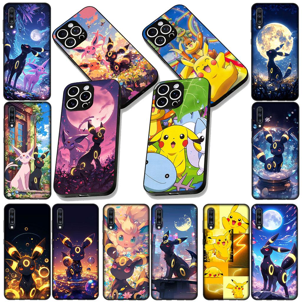 Soft Phone Cover for Xiaomi Poco C75 C65 C71 C85 X7 X6 X5 M6 M7 F7 F8 Ultra F6 Pro Case Espeon P-Pikachus Umbreon P-Pokemons