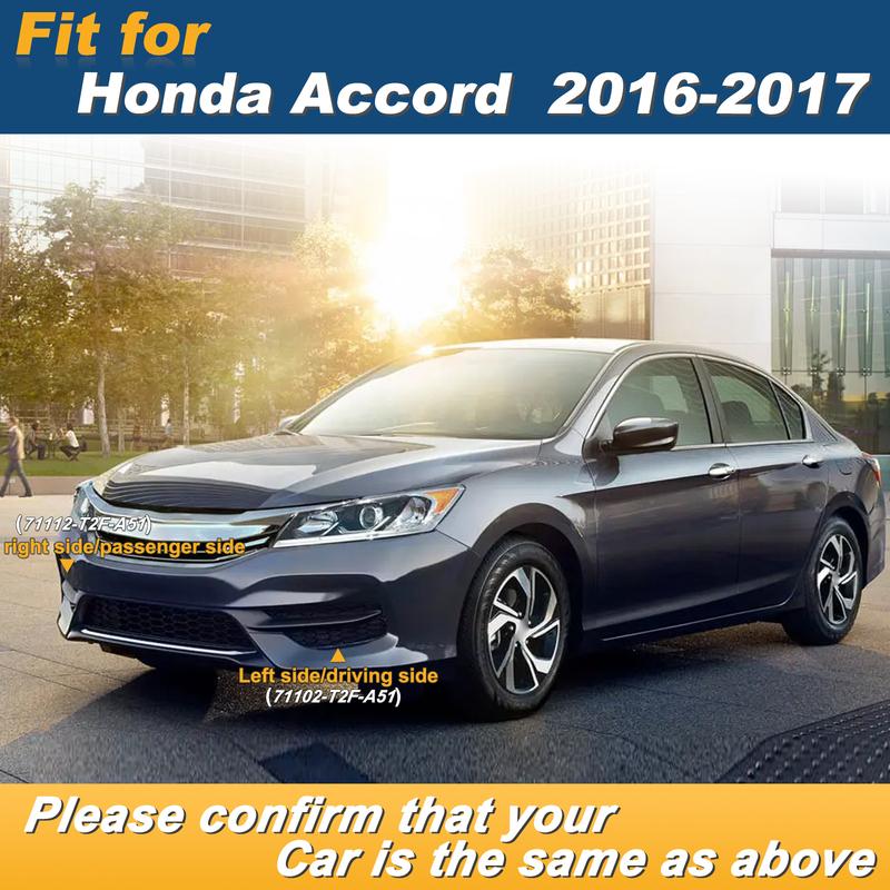 Cornice Faro Antinebbia Adatta Per Honda Accord 2016 2017 Rivestimento Lampada Griglia Copertura Sotto Paraurti Anteriore 71112-T2F-A51 71102-T2F-A51