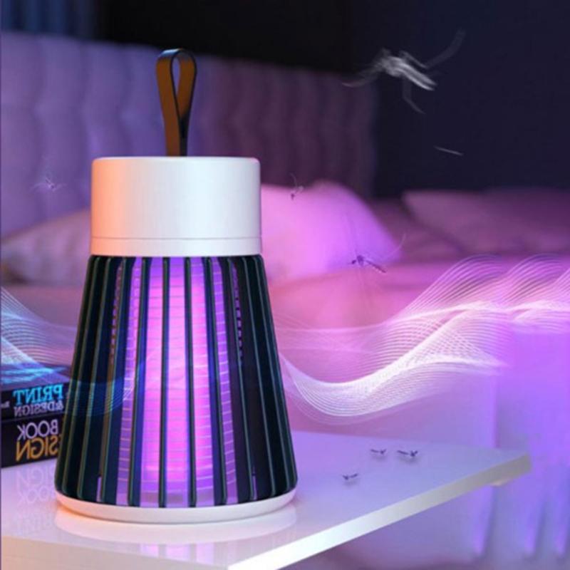 New! Household Mosquito Killer Fast Effective Usb Rechargeable Indoor Outdoor Electric Shock Mosquito