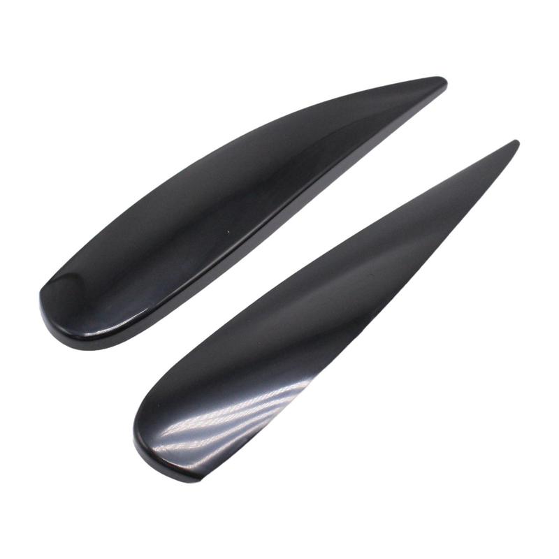 ABS Plastic Front Road Illuminating Light Eyebrow Covers Gloss Headlight Spoilers for Vauxhall Corsa D
