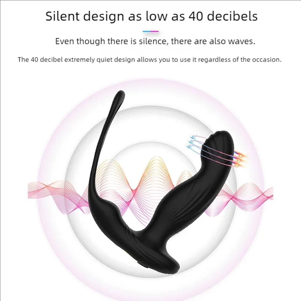 3-IN-1 Draadloze Controle Verwarmende Schommelende Vibrator Dildo Dubbele Penis Ring Mannen Prostaat Massager Volwassen Seks Speelgoed Koppels Masturbator 10 Vibratiestanden