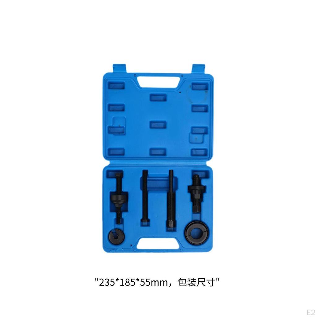 Power Steering Pump Pulley Removal Puller Installer Tool Set Equipment with Carry