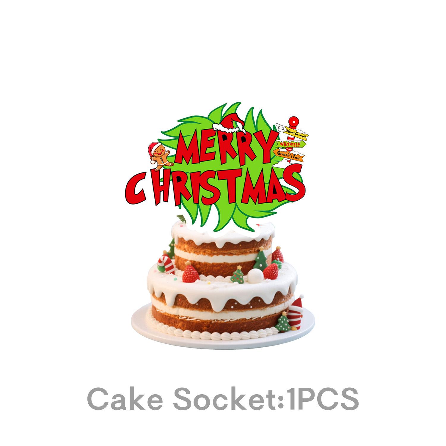 

Гринч Рождественские принадлежности для вечеринки Праздничная композиция Реквизит Посуда для дня рождения Бумажные тарелки Салфетки Скатерть Украшение Grinch power strip 1pcs