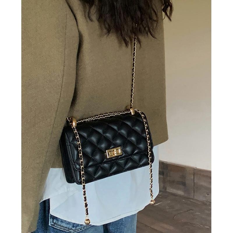 

Новая маленькая сумка, портативная женская сумка, универсальная сумка-мессенджер, маленькая квадратная сумка на плечо чёрный