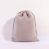 Black Custom Velvet Drawstring Jewelry Pouch