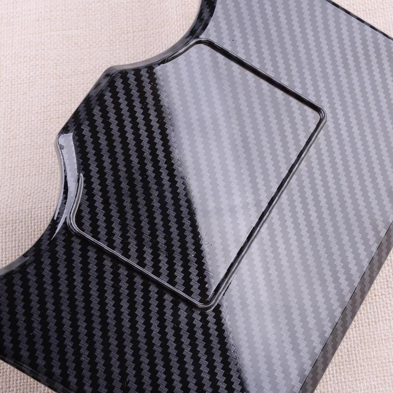 4Pcs ABS Carbon Fiber Style Interior Center Console Storage Box Cover Trim Fit for Tesla Model 3 2017 2018