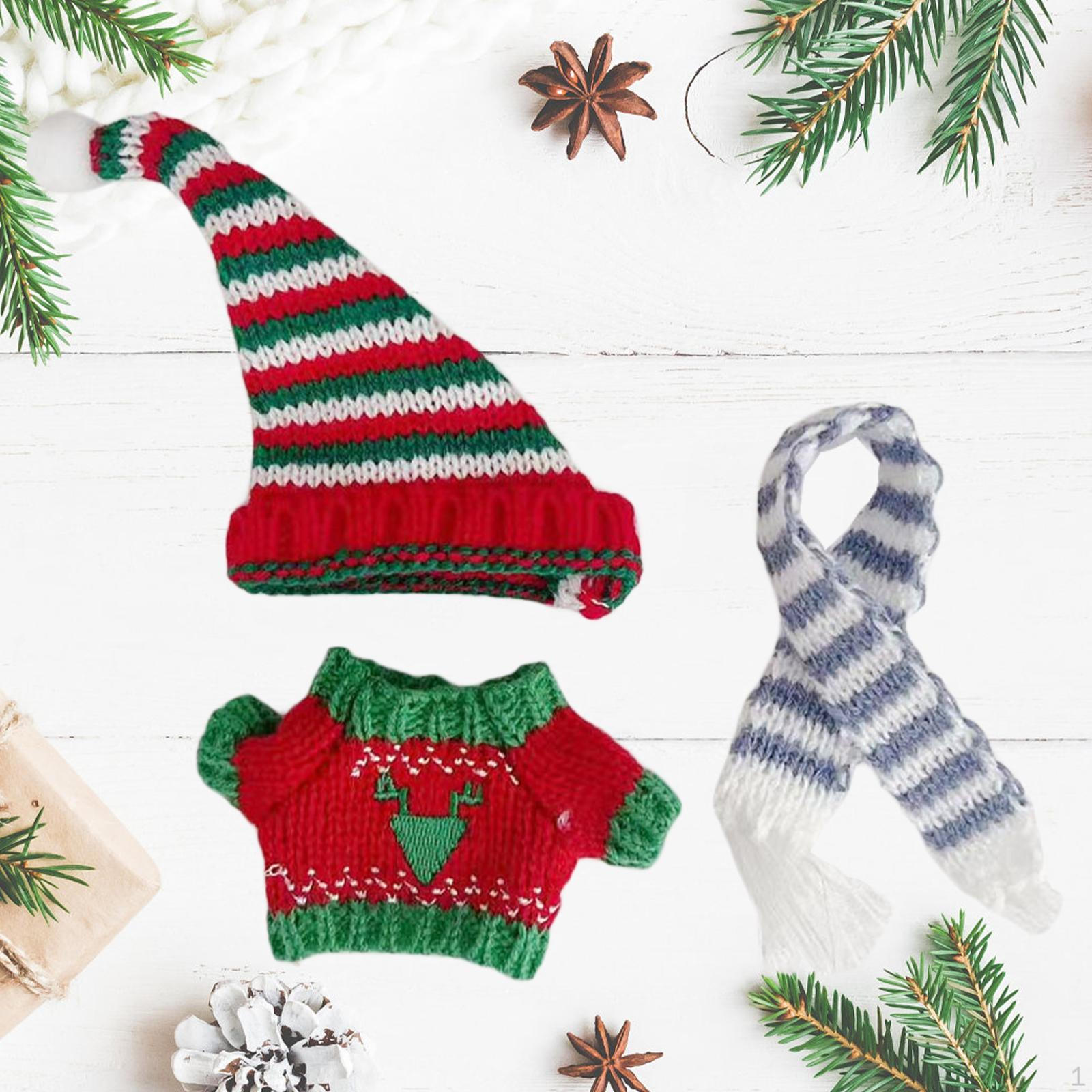 

Кукольный рождественский свитер, одежда для маленьких девочек, симпатичные модные игрушечные наряды своими руками Green Blue