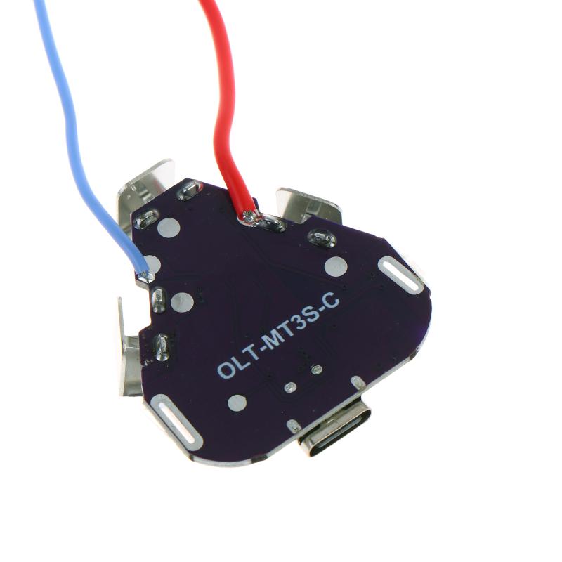 BMS 3S 20A 12.6V Board Type C Charging Li-ion Battery Module for 18650 Pack Sabotage Protection Setup