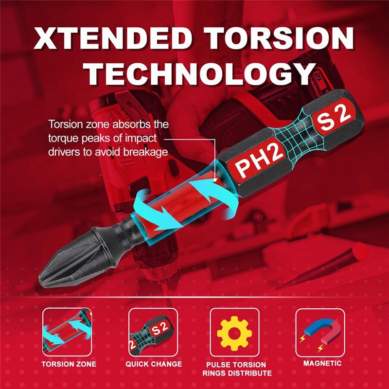 A84X-Portable Organizer Sleeve For 22Pcs Electric Hexagon Bit Set 1Pc Anti-Slip Bit Holder Tool Accessories