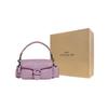 COACH Tabby Leather Cloud Bag , Shoulder Bag , Pillow Bag , Shoulder Bag , Crossbody Bag , Handbag Women's Light Purple (Unisex) Handbags