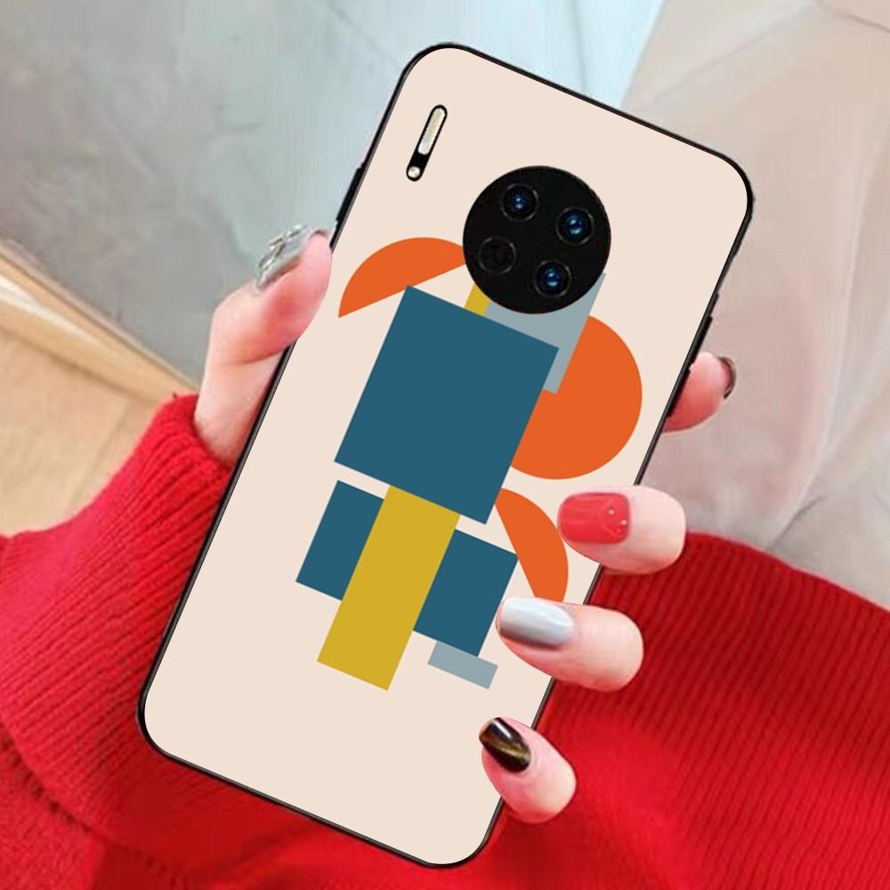 

Geometric Bauhaus art Phone Case For Huawei Mate 10 20 30 40 50 lite pro Nova 3 3i 5 6 SE 7 pro 7SE Huawei Mate 30