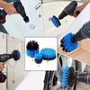 4-Piece Electric Drill Car Wash & Floor Cleaning Brush Kit