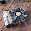 1pc Mini Portable Gas Stove, Outdoor Camping And Picnic Grill, Aluminum Alloy Material, Outdoor Cooking Supplies