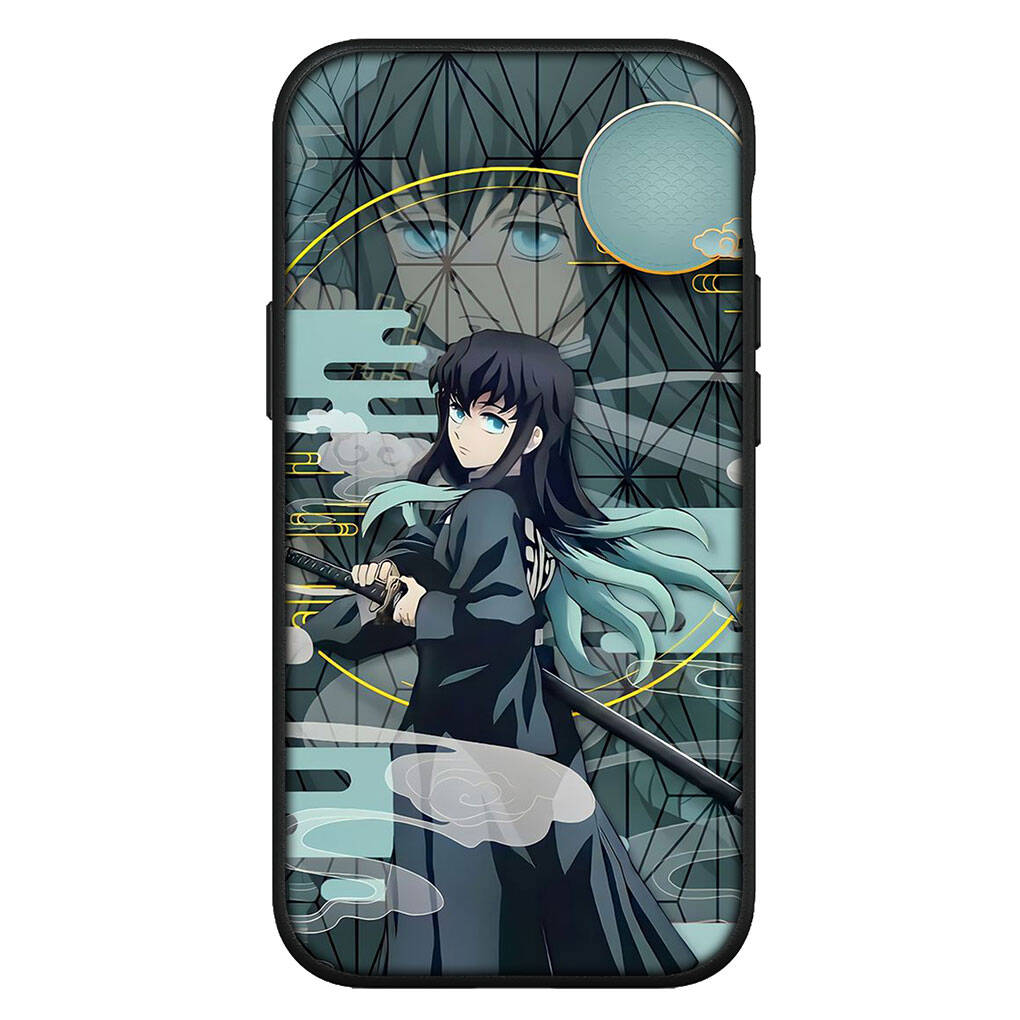 

для iPhone 17 16 15 Xiaomi Poco F7 F8 X7 C85 C75 C71 M8 Redmi Note 14 13 12 11 Pro Max 14C 13C 15C A3 A4 Чехол для телефона Клинок, рассекающий демонов Муичиро Токито for Samsung Galaxy S24 Plus аэро