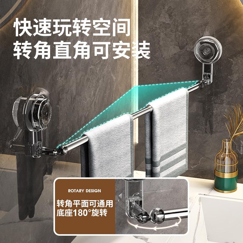 New suction cup slipper rack, toilet free punching, bathroom wall hanging rack, shoe drain hanger storage