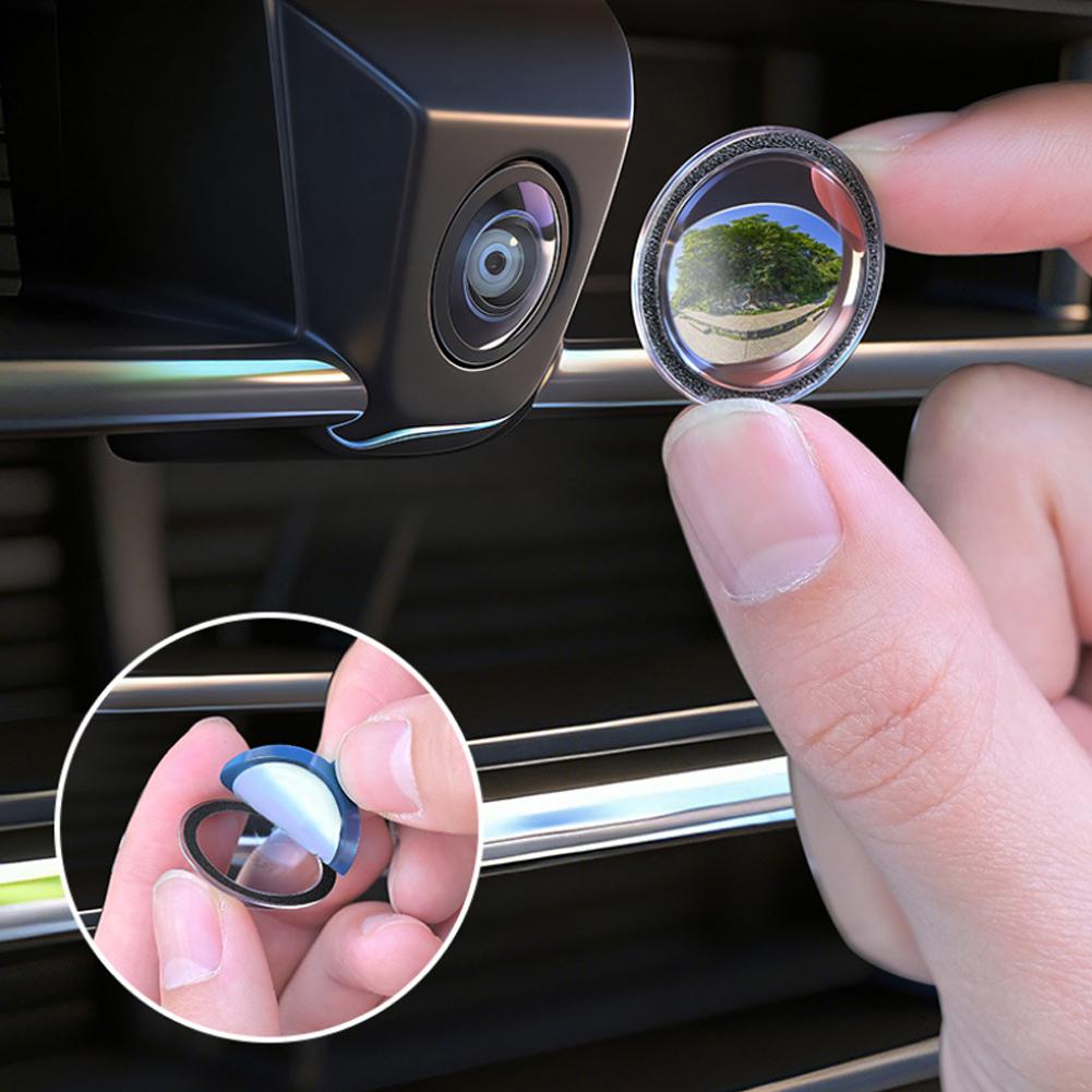 4PCS Car Camera Lens Guard Universal Anti-Fog Rainproof Cover for 360 Degree Panoramic Rear View Backup Side Camera Protector
