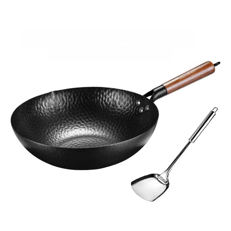 Zhangqiu Style Non-Stick Iron Wok