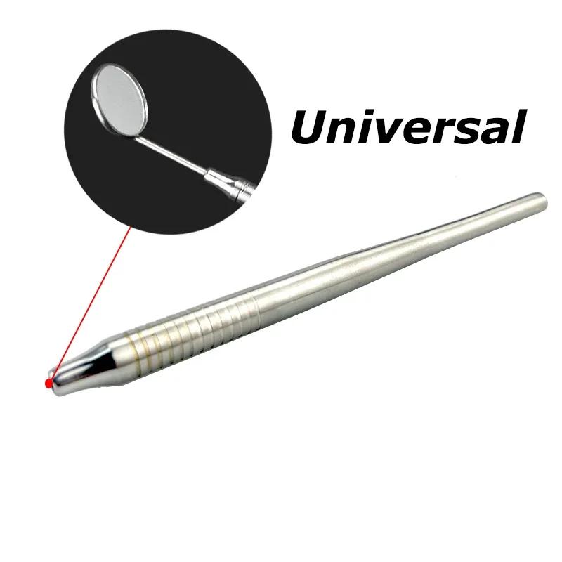 Autoclavabla Dental Mouth Mirror Handle Oral Stainless Steel Extension Handle Oral Health Care Clean Dentistry Tools