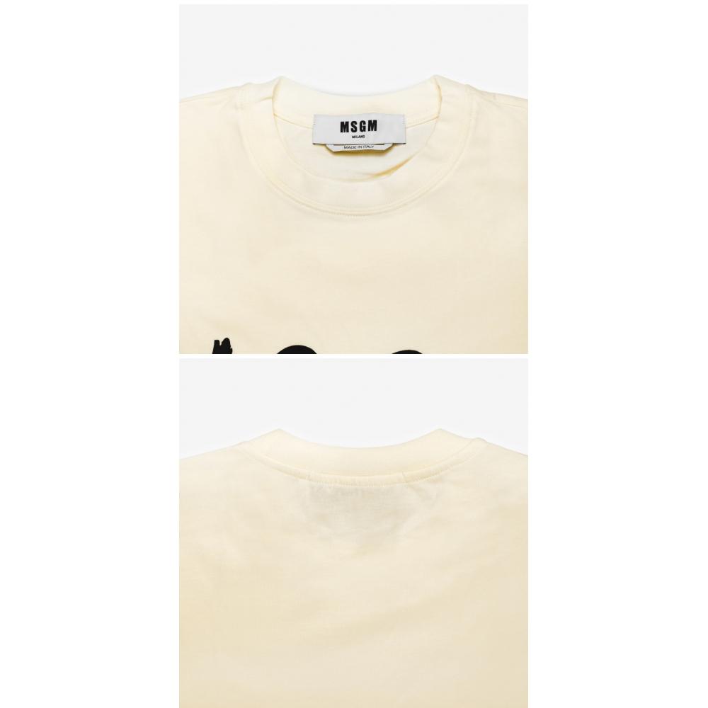 MSgm BruShed Logo Women S T ShirT 2000mdm510