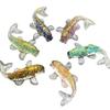 Natural Crystal Fish Mini Figurines Desktop Statue for Home Office Decorations