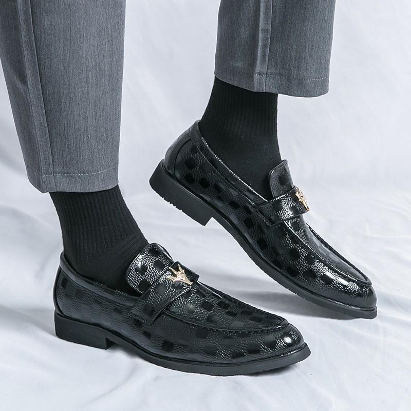 Mens Loafer Slip-On Dress Shoes Business Formal Wedding Office