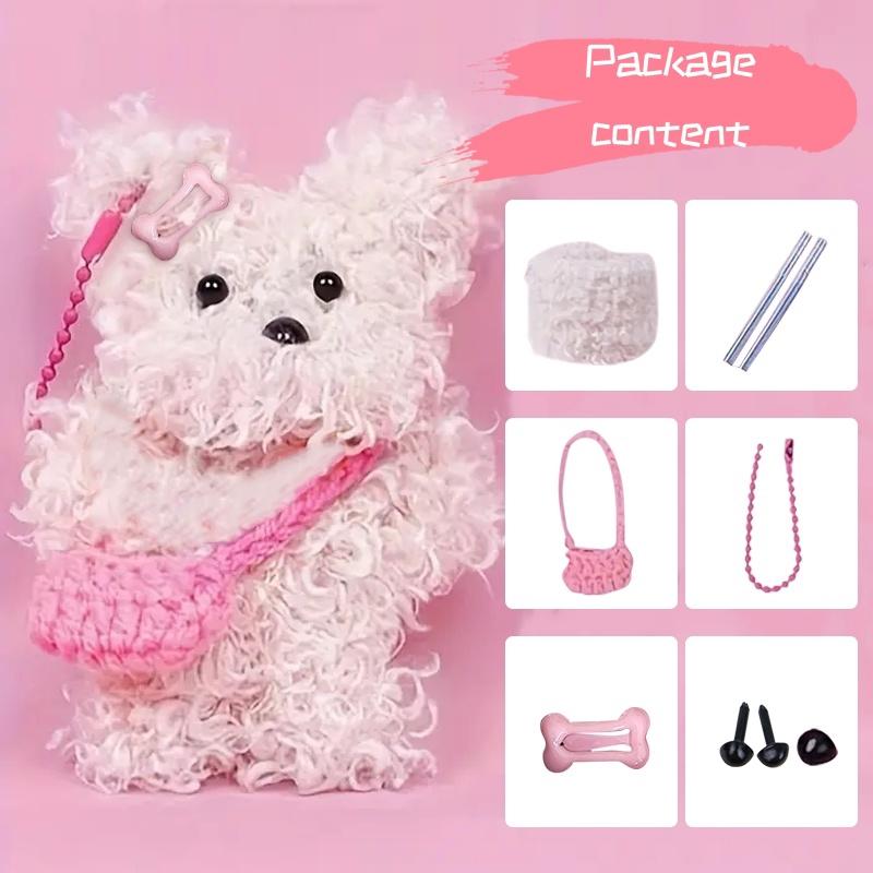 

Набор синельной проволоки для поделок, набор для животных с толстой синельной проволокой, пошаговые инструкции, синельная проволока для кукол-животных