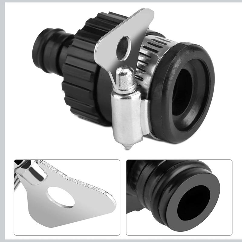 Universeller Wasserhahnanschluss Schnellverbinder verbindet Gartenrasenschlauch Waschmaschinenhahn Küche Autoreinigungsgebrauch