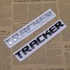 AABJZ1 Chevrolet TRACKER ABS Car Rear Letter Logo Sticker Rear Bumper Tail Door Trunk Sticker Car Emblem sticker styling Accessories