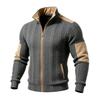 Men's Winter Zip-Up Jacket With, Color Design