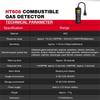 Wireless Gas Leak Sensors For Indoor Use Automatic Fault Diagnosis Memory Recall Feature Home Safety Equipment