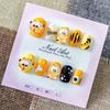 Garfield 3D Cat Nail Art: Handmade, Hand-Painted, Reusable, Removable Stickers