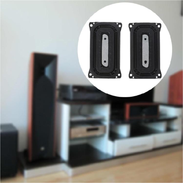 Pack of 2pcs Easy Installation Bass Boosters for Enhancing Low End In Speakers Portable Design Home and Travel Use
