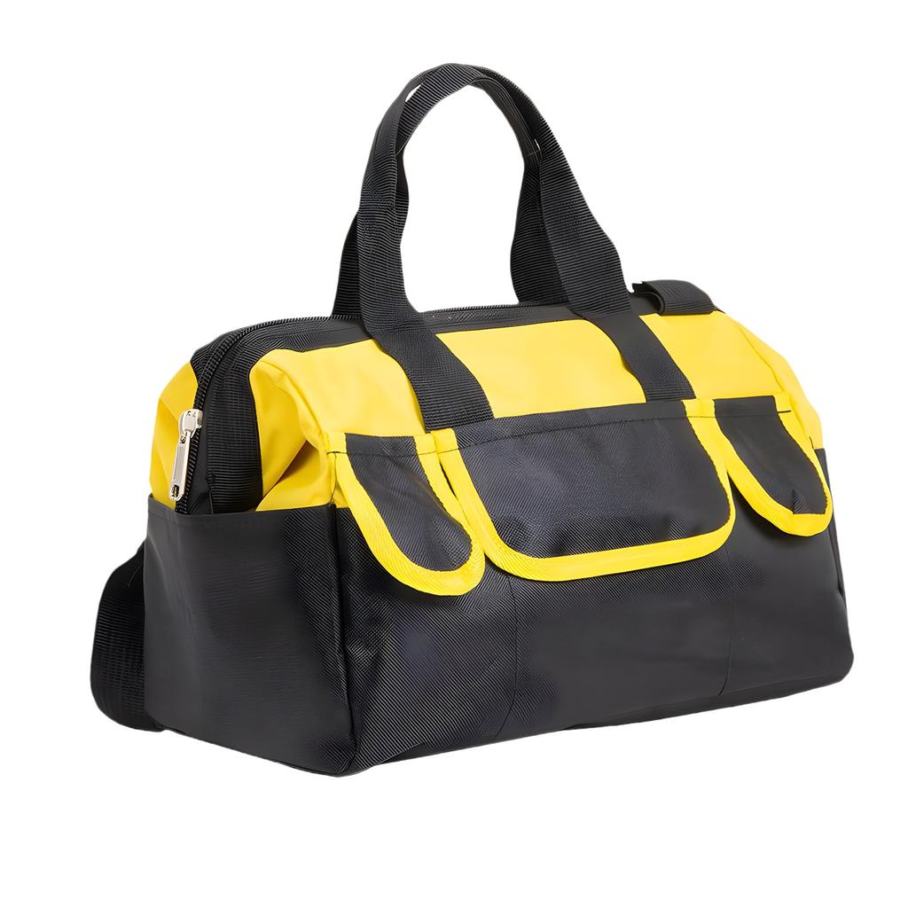 Versatile Tool Carrier Featuring Water Resistant & Convenient Shoulder Strap Multiple Pocket Tool Bag for Home Repairers
