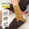 Wool Mid-calf Socks - Children's Winter Thick and Warm Sleeping Socks - Retro Multi-purpose Long Socks - Women's Socks