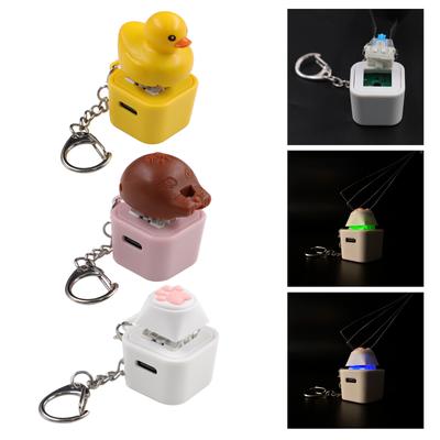 Testador de interruptores de efeito de luz colorida perfeito para jogadores e programadores Testador de eixo de tecla de teclado mecânico