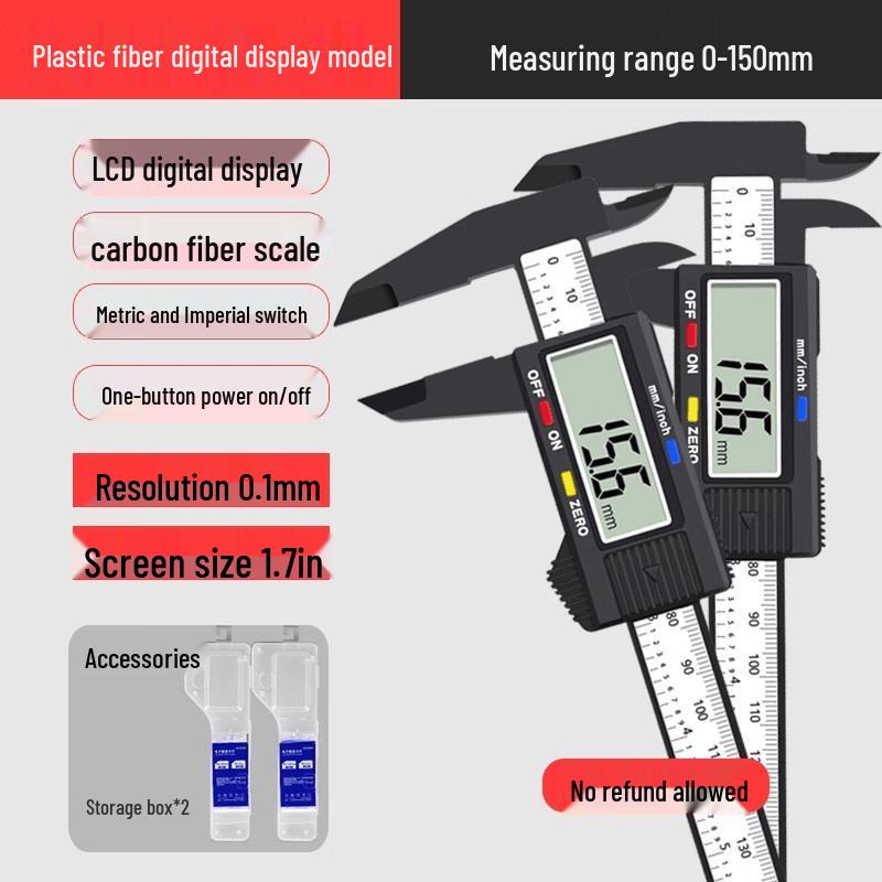 Rongyu 150mm Industrial Grade Digital Caliper
