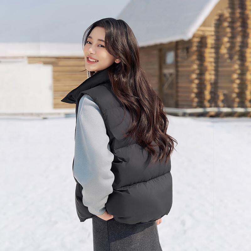 Women's Stand Collar Versatile Short Down Vest