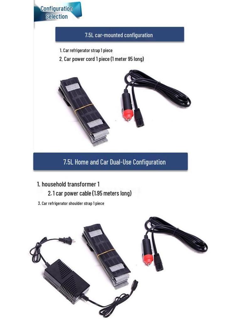 Dual-Use 6L Mini Car and Home Fridge - Hot and Cold Storage with Customizable Logo